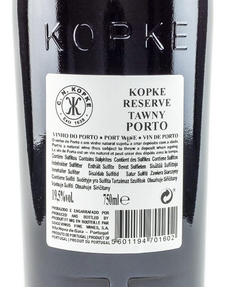 VINHO DO PORTO - KOPKE SPECIAL RESERVE TAWNY